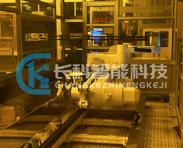 安川液晶面板取放机械手移机复原